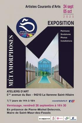 Expo COURANTS d'ARTS  "Métamorphoses"