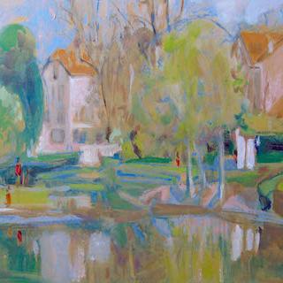  Les reflets Lagny  79x40 h/c
