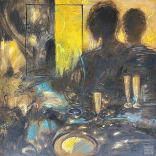 Fin de réveillon 100x100 h/t